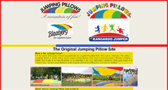 Desktop Screenshot of jumpingpillows.com